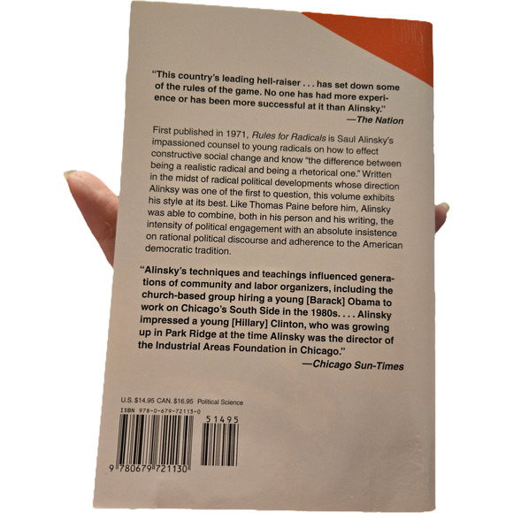 Rules for Radicals: A Pragmatic Primer for Realistic Radicals Saul Alinsky - Picture 9 of 9